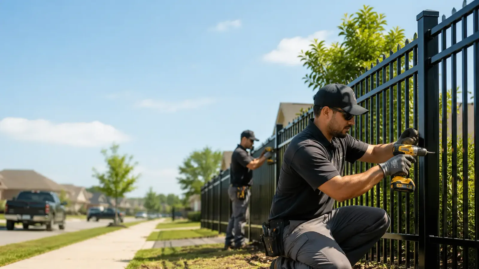 Metal Fence Installation in Syracuse, OH